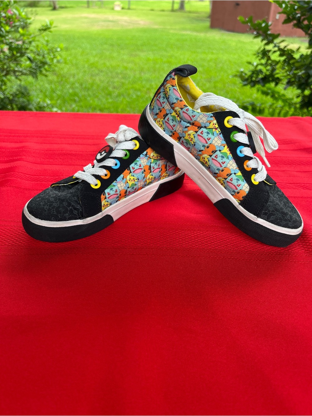 Ground Up Pokémon Kids Low Top Sneakers Youth Sz 13 Canvas Release Date 2024